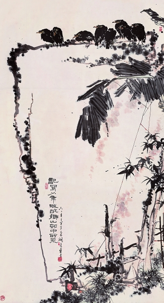 潘天寿作品构图解析